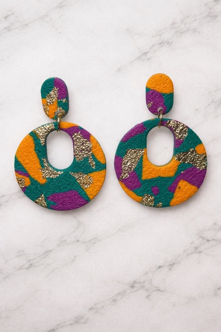 Cloe Terrazzo Earrings