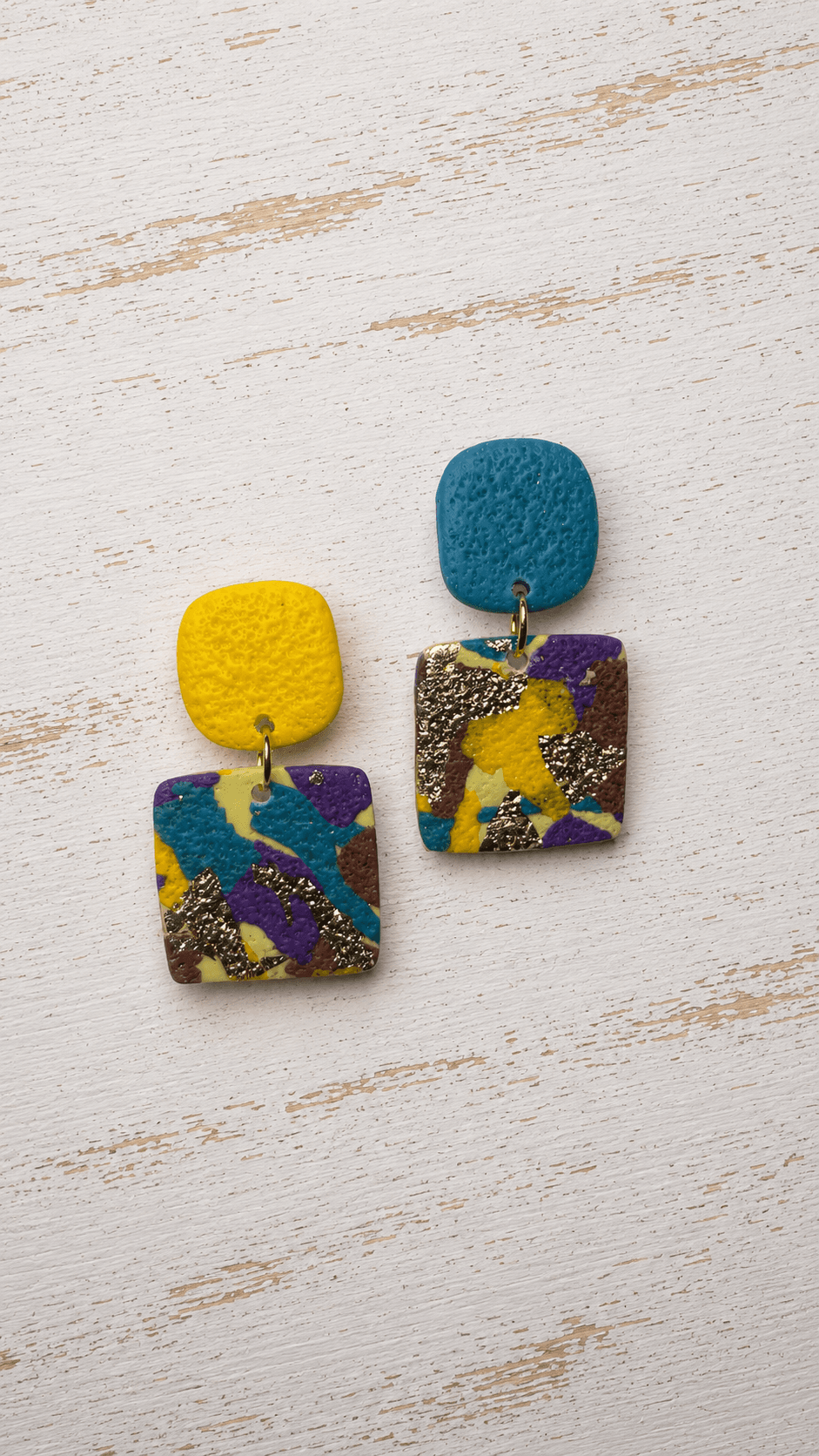 Zara Mosaic Mood Earrings